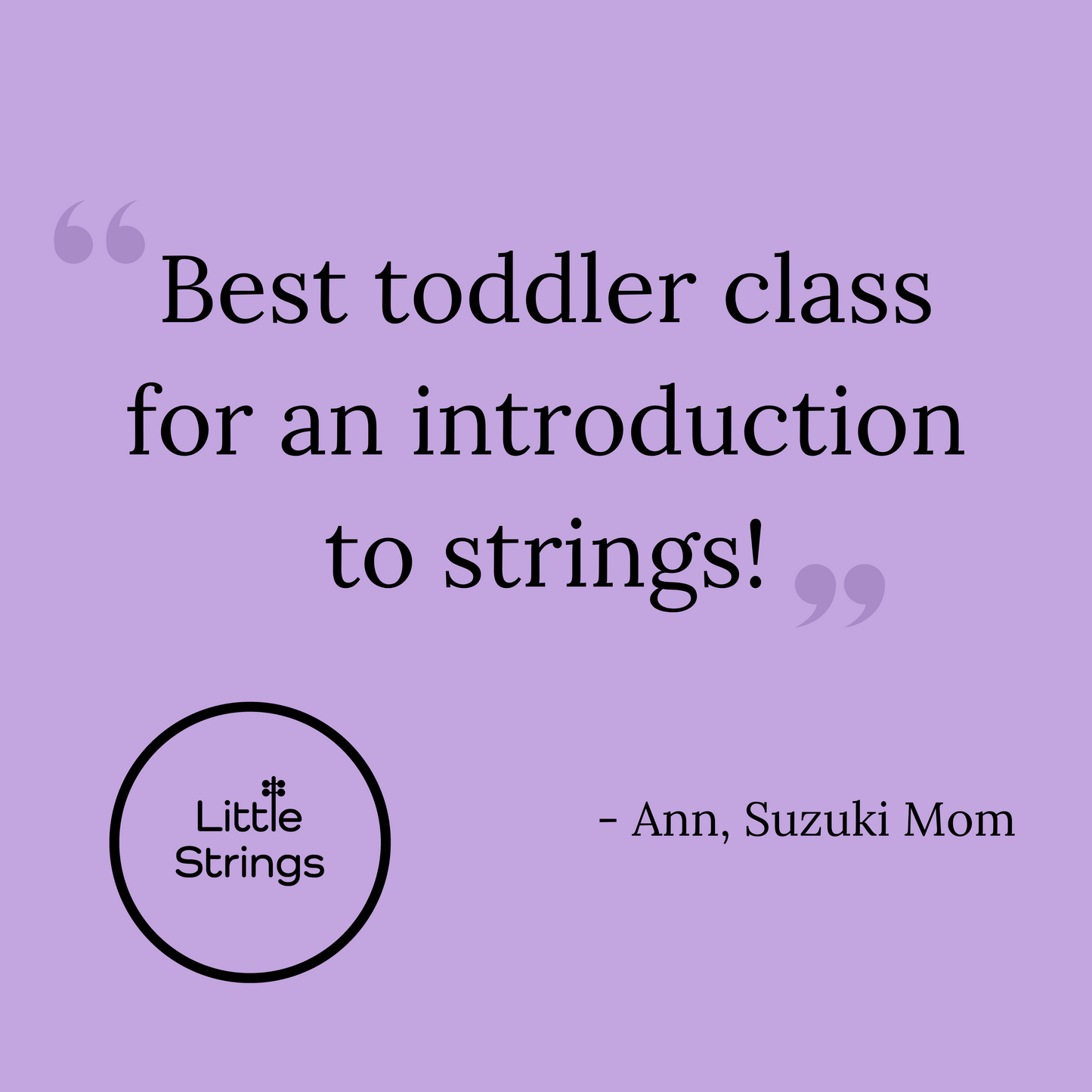 Little Strings™ - Group Class for Summer 2025 - 6 Sessions