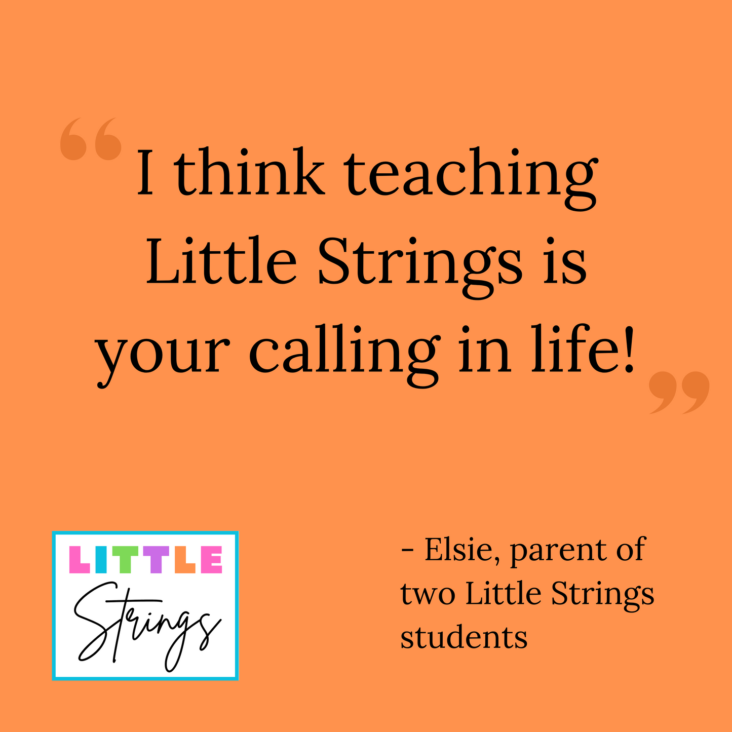 Little Strings - Group Class for Spring 2025 - 8 Sessions